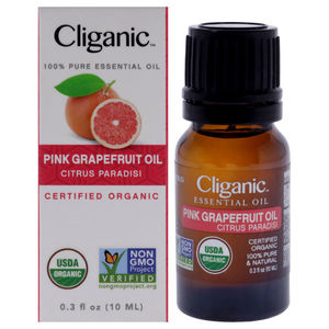 Organic Pink Grapefruit by Cliganic for Unisex - 0.33 oz Oil